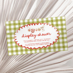 Carte D'accompagnement L'enfant chéri Baby Shower Présentoir Douche