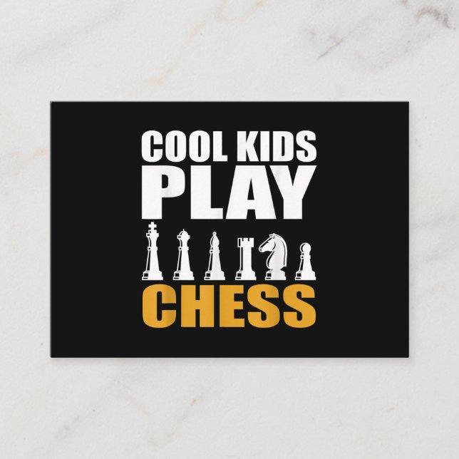 Carte D'accompagnement Les garçons de Great Chess Kids (Devant)