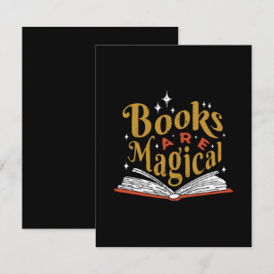 Carte D'accompagnement Les livres anciens sont magiques