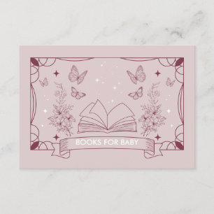 Carte D'accompagnement Les Livres De Baby shower Pour Enfants