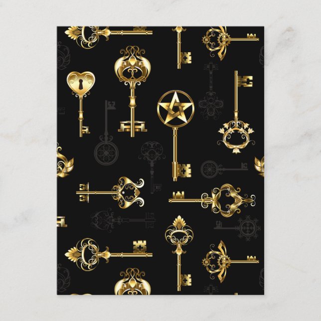 Carte D'accompagnement Les Patters de Seamless avec Golden Keys (Devant)