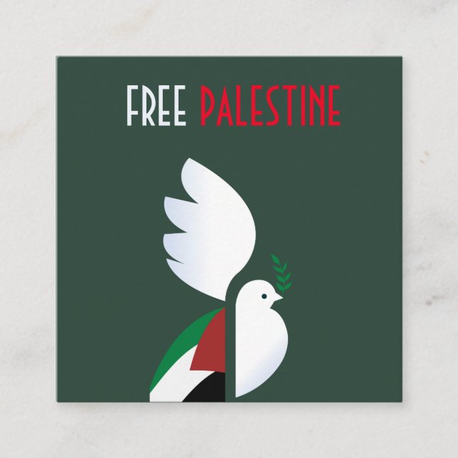 Carte D'accompagnement Libérer la Palestine (Devant)
