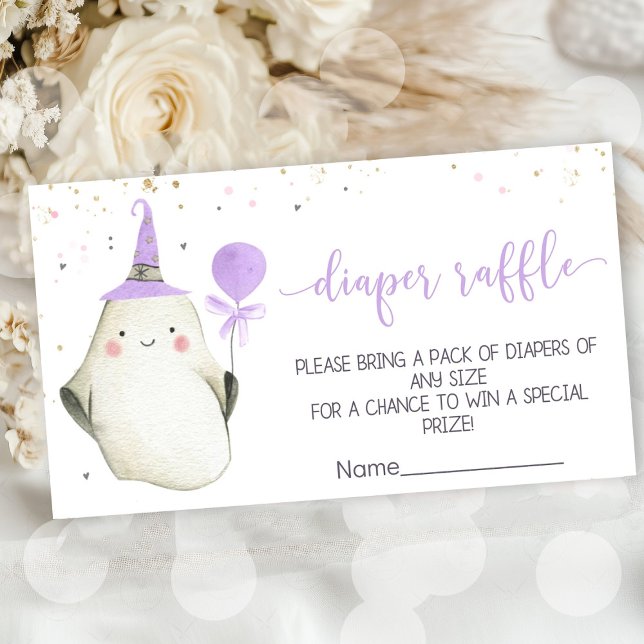 Carte D'accompagnement Little Boo est presque à terme Fête prénatale (ittle boo is almost due,little boo baby shower games,ghost baby shower boo favor tag,halloween baby )