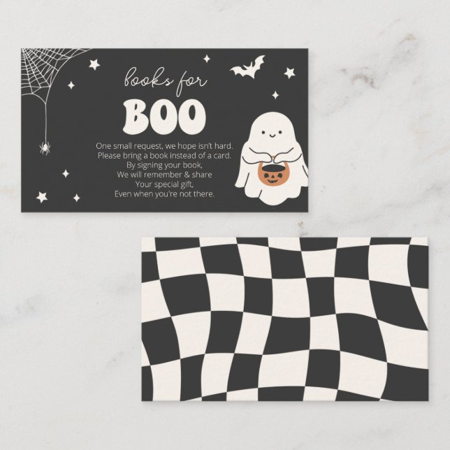 Carte D'accompagnement Little Boo est presque dû Livres pour Baby Card (Devant / Derrière)
