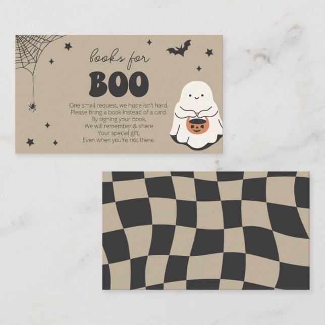 Carte D'accompagnement Little Boo est presque dû Livres pour Baby Card (Devant / Derrière)