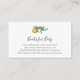 Carte D'accompagnement Little Cutie Books for Baby insert card