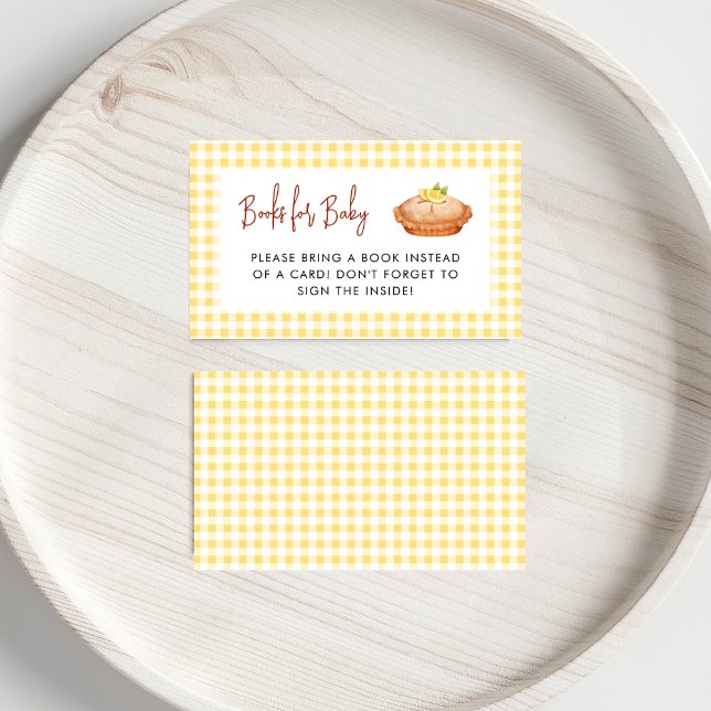 Carte D'accompagnement Little Cutie Pie est en route Livres pour bébé (Créateur téléchargé)