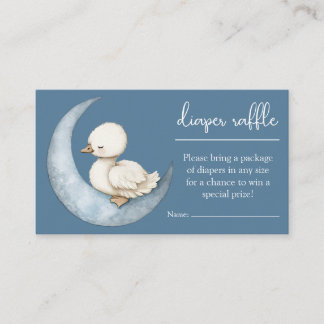 Carte D'accompagnement Little Goose Diaper Raffle Card Goose Baby Shower