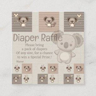 Carte D'accompagnement Little Koala Bliss