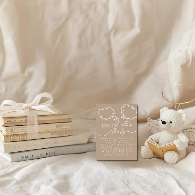 Carte D'accompagnement Little Piece of Heaven Beige Books For Baby (Little Piece of Heaven Beige Books For Baby Enclosure Card)