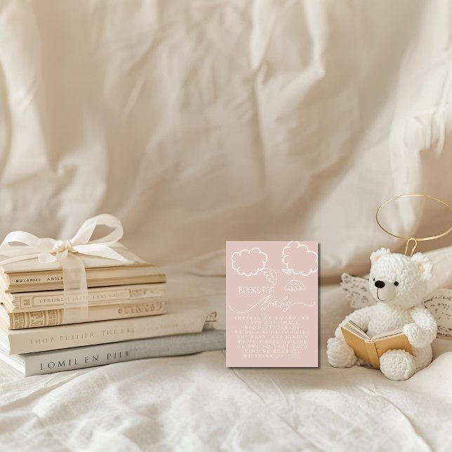 Carte D'accompagnement Little Piece of Heaven Pink Books For Baby (Little Piece of Heaven Pink Books For Baby Enclosure Card)