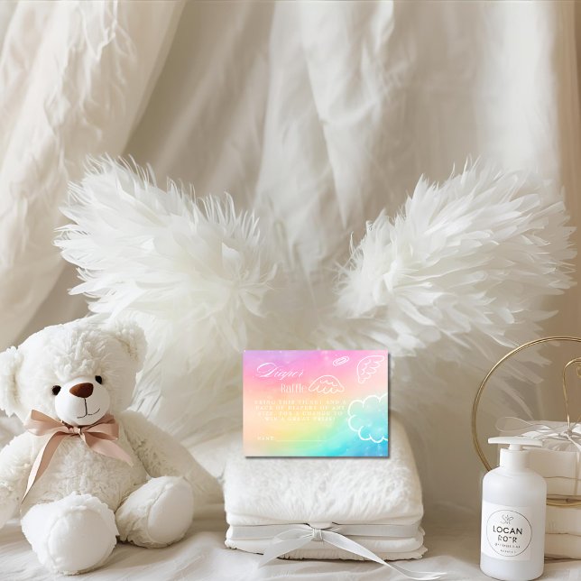 Carte D'accompagnement Little Piece of Heaven Rainbow Diaper Raffle Card (Little Piece of Heaven Rainbow Diaper Raffle Card)