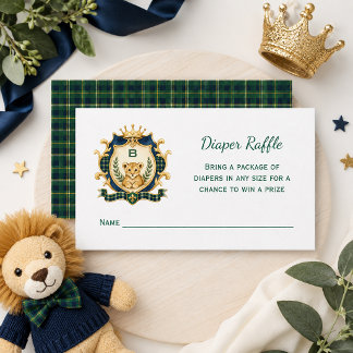 Carte D'accompagnement Little Prince Baby Boy Shower Jeu de Laperons |