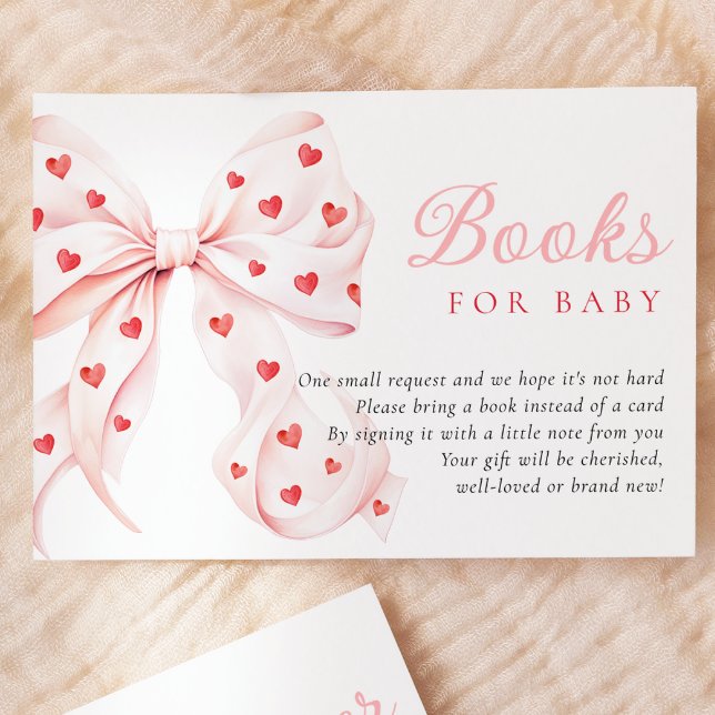 Carte D'accompagnement Little Sweetheart Baby showers Livres pour bébé (Créateur téléchargé)