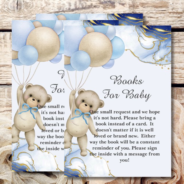 Carte D'accompagnement livre de baby shower nous pouvons faire peur atten (Créateur téléchargé)