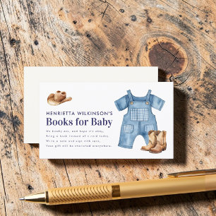 Carte D'accompagnement Livre de fête prénatale pour bébé avec bottes de c