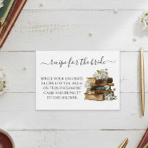Livre de recettes pour la mariée Livres de fête de