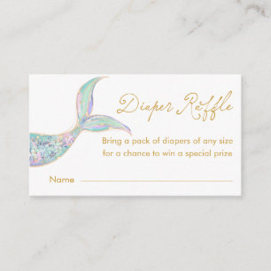 Carte D'accompagnement Livre Histoire Thème Diaper Raffle Ticket