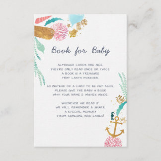 Carte D'accompagnement Livre nautique pour bébé