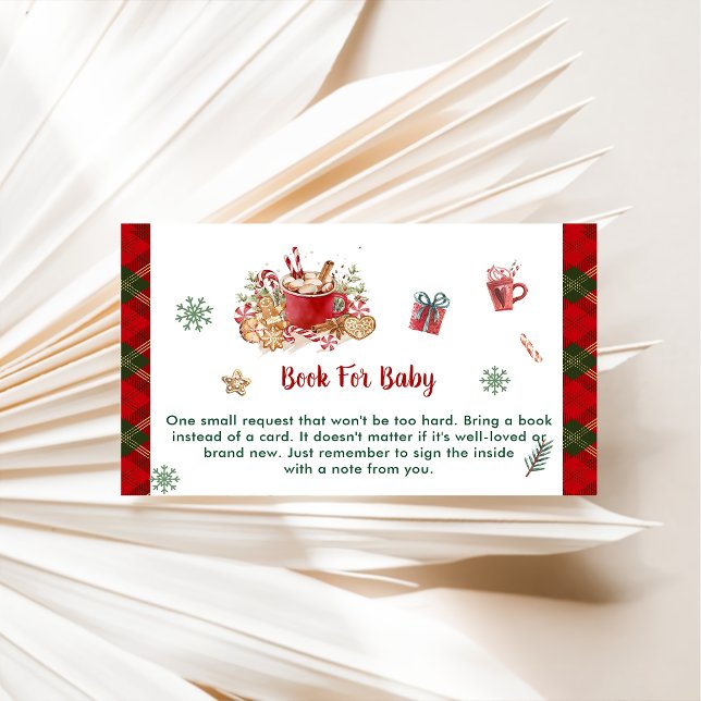 Carte D'accompagnement Livre Pour Bébé Cookies Père Noël Christmas Party (Créateur téléchargé)