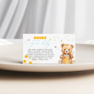 Carte D'accompagnement Livres À Ours De Miel Pour Baby shower Fille Bébé