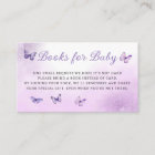 Livres à papillons mignons Boho violet pour bébé