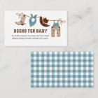 Livres Baby showers Cowboy pour boîtier bébé
