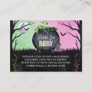 Carte D'accompagnement Livres Baby showers Halloween pour Baby Fall