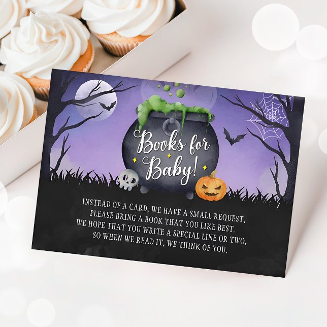 Carte D'accompagnement Livres Baby showers Halloween pour Baby Insert Car (Créateur téléchargé)