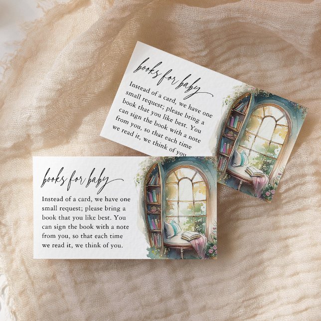 Carte D'accompagnement Livres Baby showers pour bébé (Créateur téléchargé)