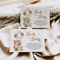 Livres Brown bleu Teddy Bear pour Baby Boy