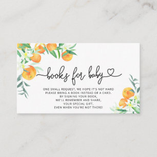 Carte D'accompagnement Livres Citrus pour bébé