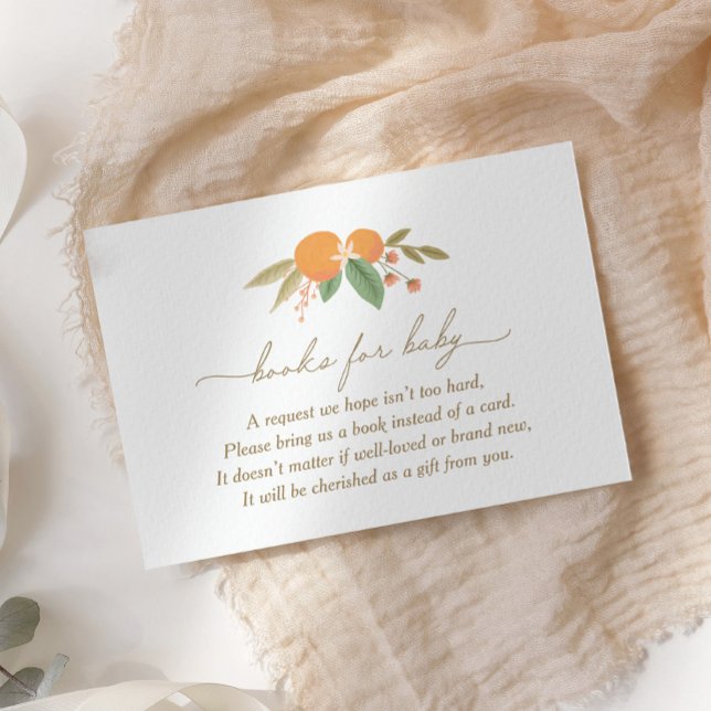Carte D'accompagnement Livres de Baby shower Little Cutie pour bébé (Créateur téléchargé)