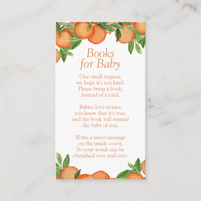 Carte D'accompagnement Livres de Baby shower Little Cutie pour boîtier bé (Devant)