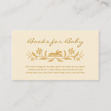 Livres de Baby shower Sunshine pour Baby Insert Ca