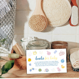 Carte D'accompagnement Livres de bain de canard en caoutchouc mignons pou