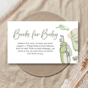 Carte D'accompagnement Livres de bain de Golf Little Putter pour bébé