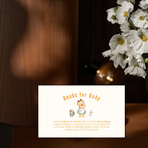 Carte D'accompagnement Livres de brunch de Mère l'Oie bête pour Baby Show