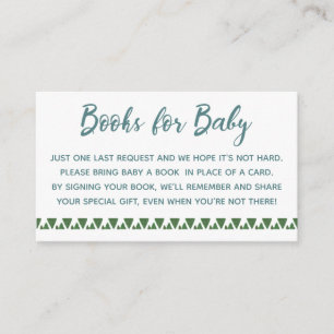 Carte D'accompagnement Livres de cactus pour le bébé