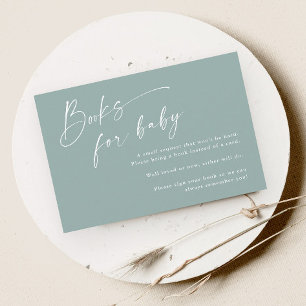 Carte D'accompagnement Livres de contes pour bébé pour une Baby Shower ne