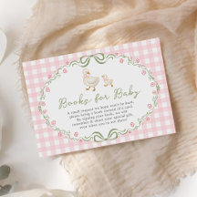 Livres de douche de bébé fille rose Silly Goose po