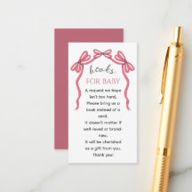 Livres de Fête de Naissance Fille Arc Rose Vintage