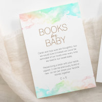 Livres de Fête de Naissance Nuages Arc-en-ciel Col