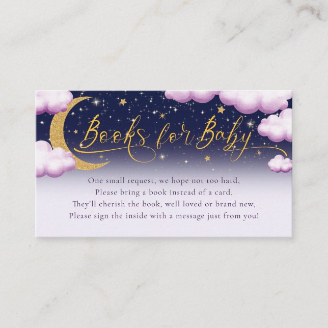 Carte D'accompagnement Livres de fête prénatale pour bébé fille rose Twin (Devant)