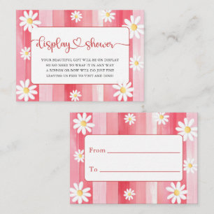 Carte D'accompagnement Livres de fraises Meadow pour Baby shower