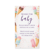 Livres de glace Sweet Treat pour Baby Shower