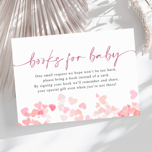 Carte D'accompagnement Livres de Little Sweetheart pour Baby shower de fi (Créateur téléchargé)