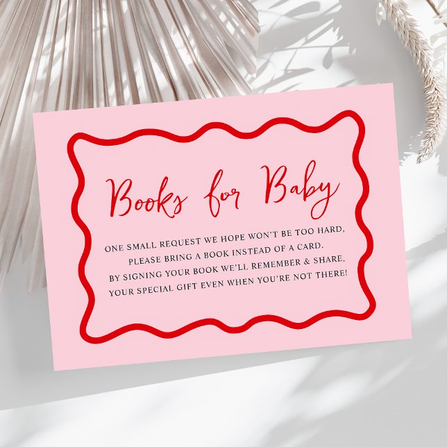 Carte D'accompagnement Livres de Little Sweetheart pour Baby shower de fi (Créateur téléchargé)