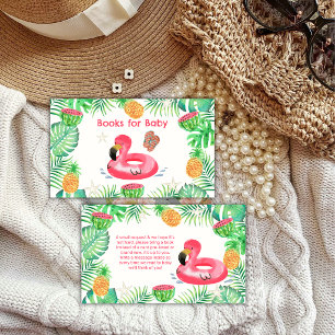 Carte D'accompagnement Livres de plage de piscine pour Baby Shower