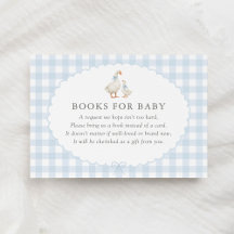 Livres de Silly Goose en Gingham Bleu pour Bébé
